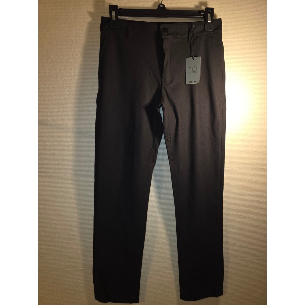 T.O. Collection Performance Boys Black DressPants Flat Front Size 1 TOLL 02-72FO